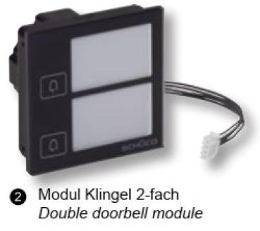 Modul Klingel 2-fach 263108